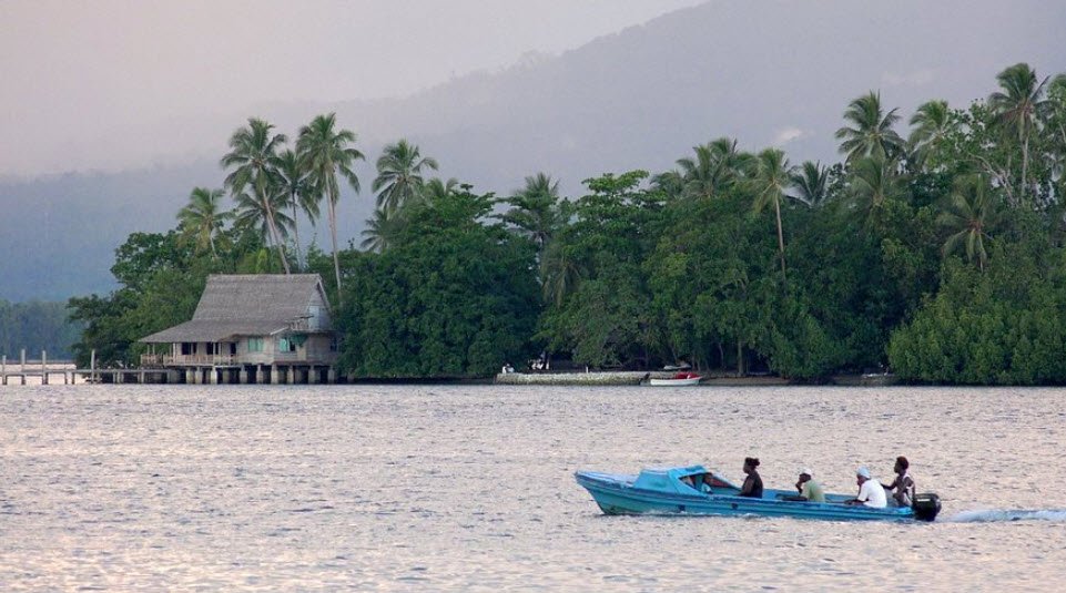 Roviana Lagoon, New Georgia, Western Province, Solomon Islands